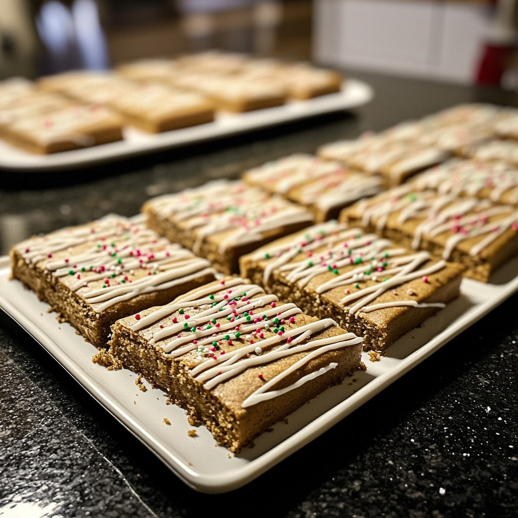 Weicher Lebkuchen vom Blech