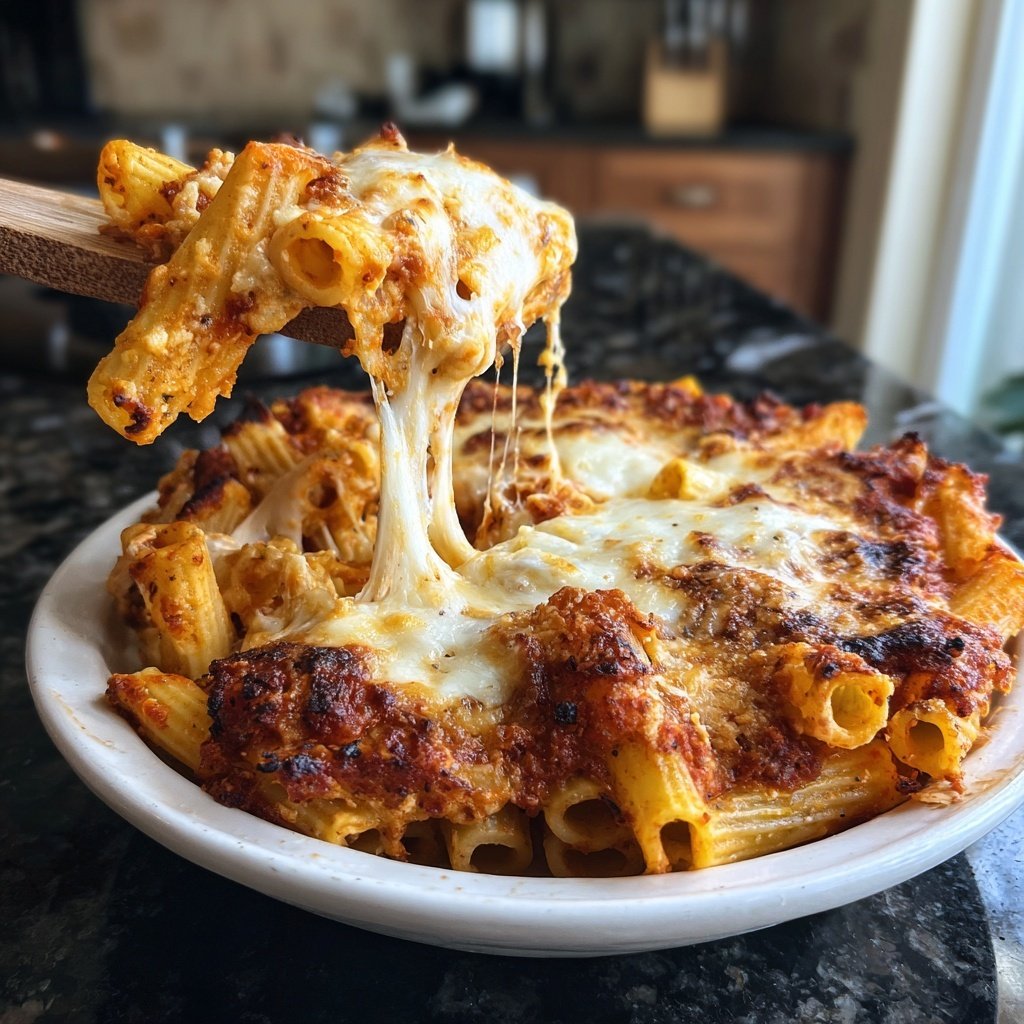 Ofen Gebackene Ziti Pasta