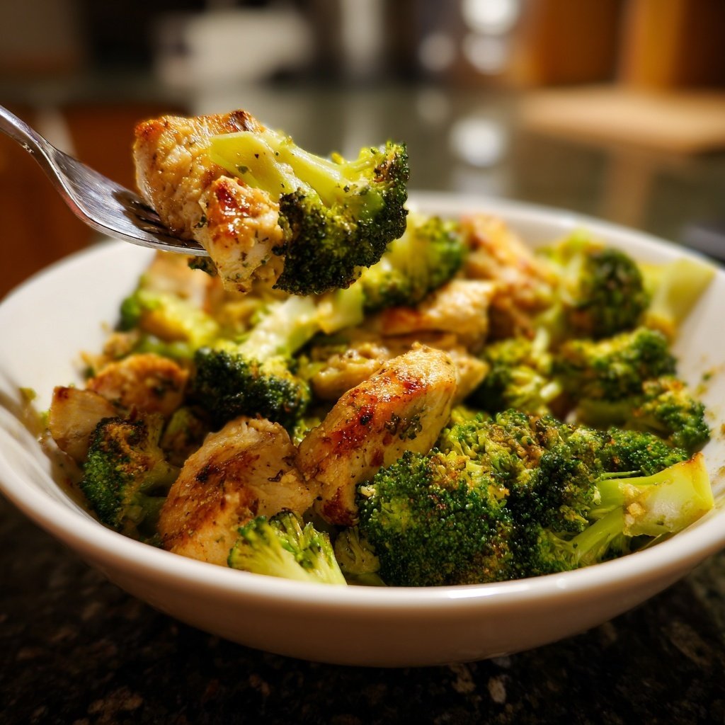 Hähnchen Brokkoli Pfannengericht