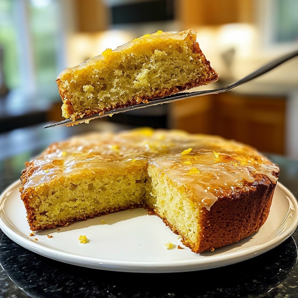 Meyer Zitronen Olivenöl Kuchen