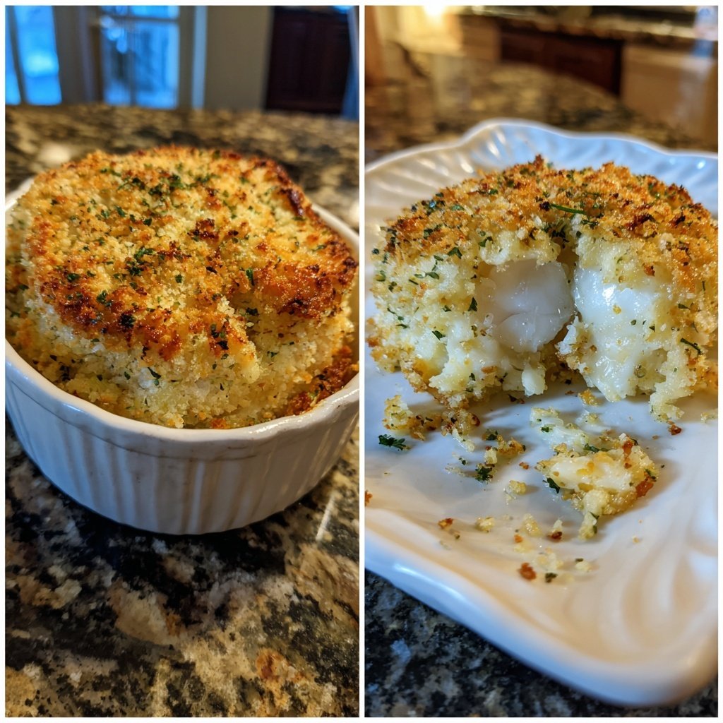 Parmesan Kruste Gebackener Fisch