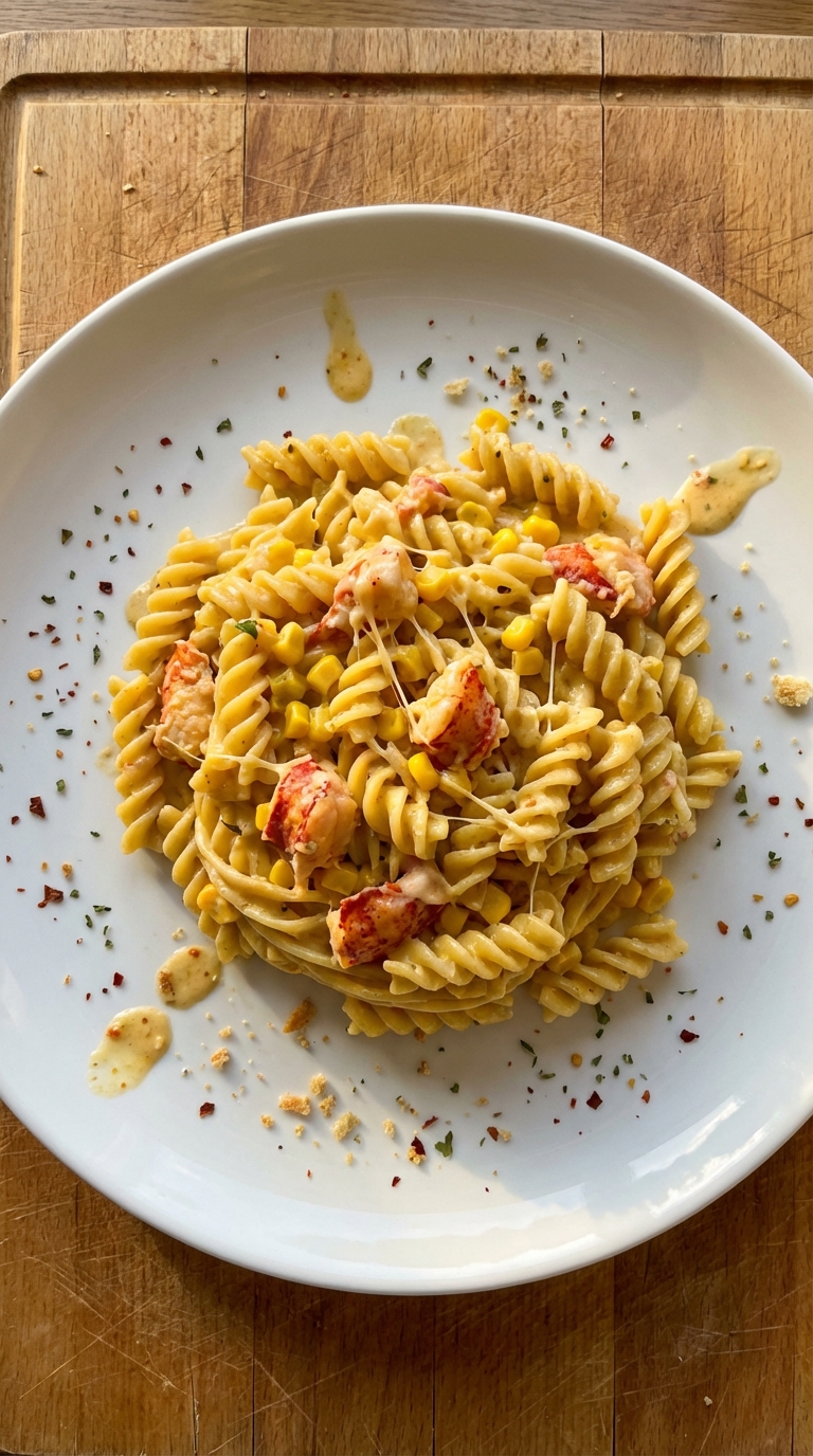 Würzige Hummer Mais Pasta​