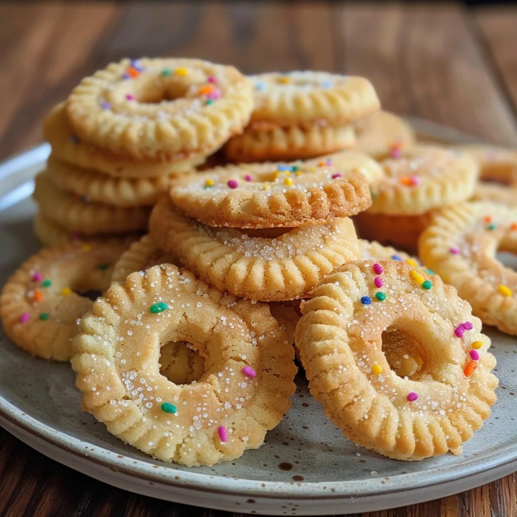 Spritzgebäck mit Marzipan