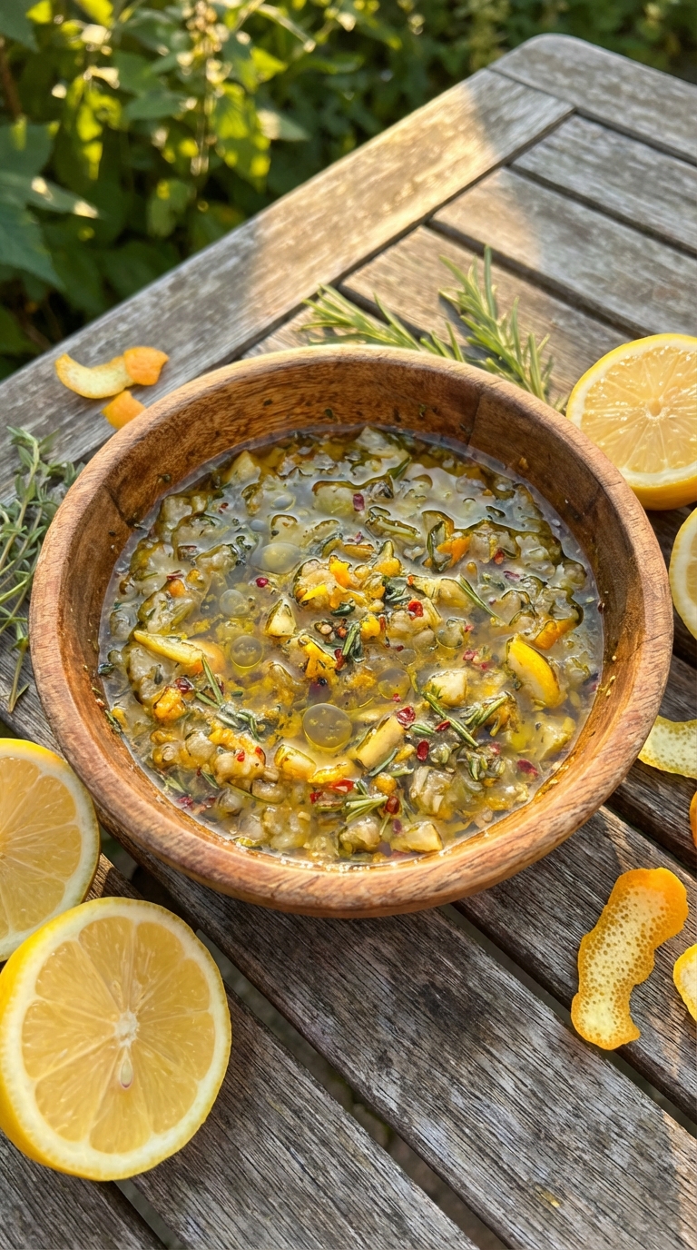 Limoncello Zitrus Marinade