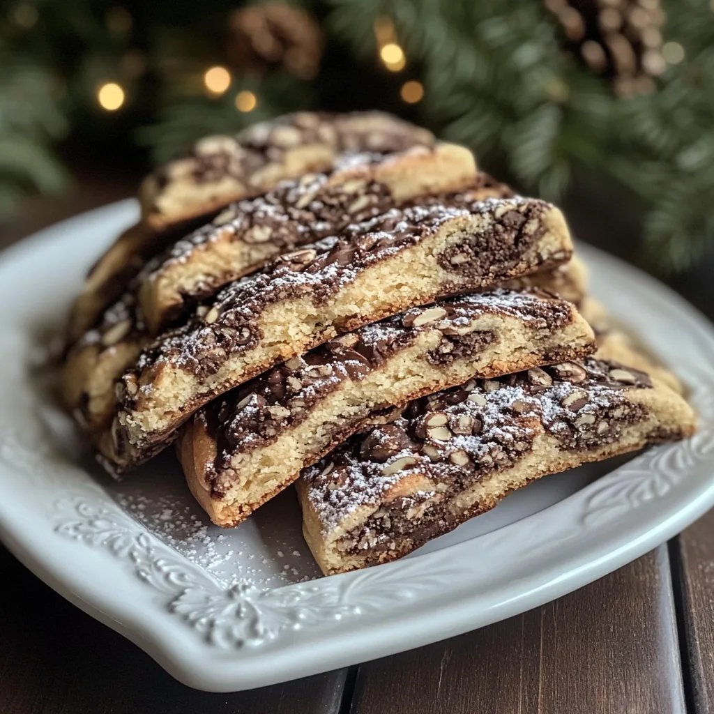 Baumstamm-Plätzchen