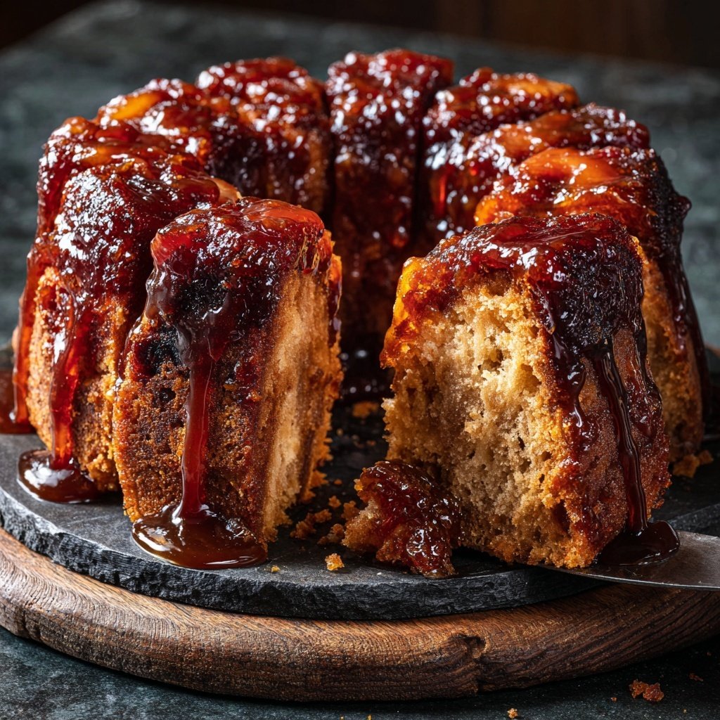 Braunzucker Glasierter Schinken