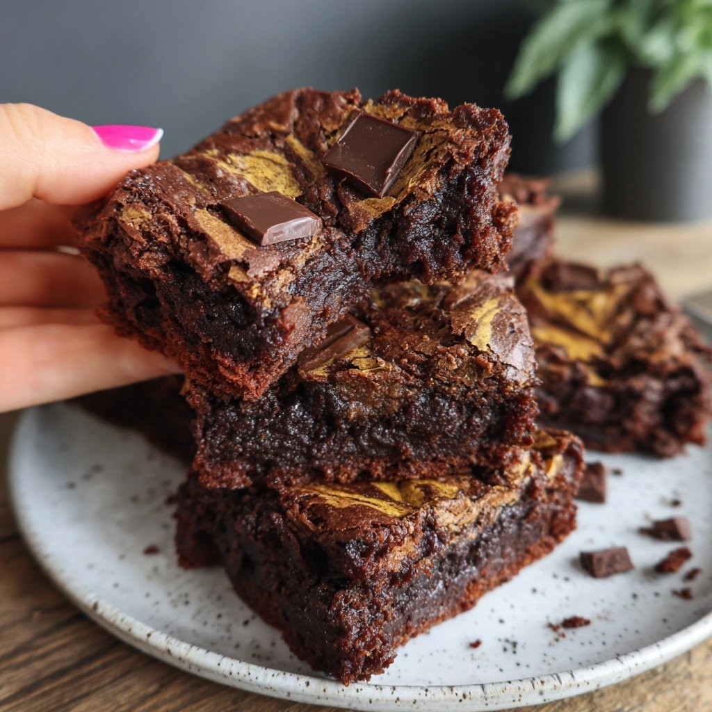 Minz Schoko Brownies