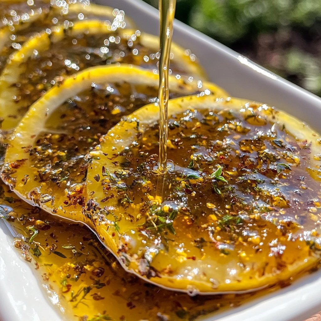 Meyer Zitronen Honig Thymian Vinaigrette