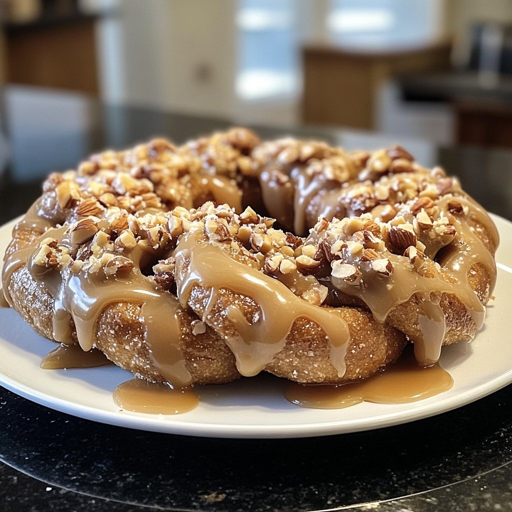 Karamell Nougat Schnecken