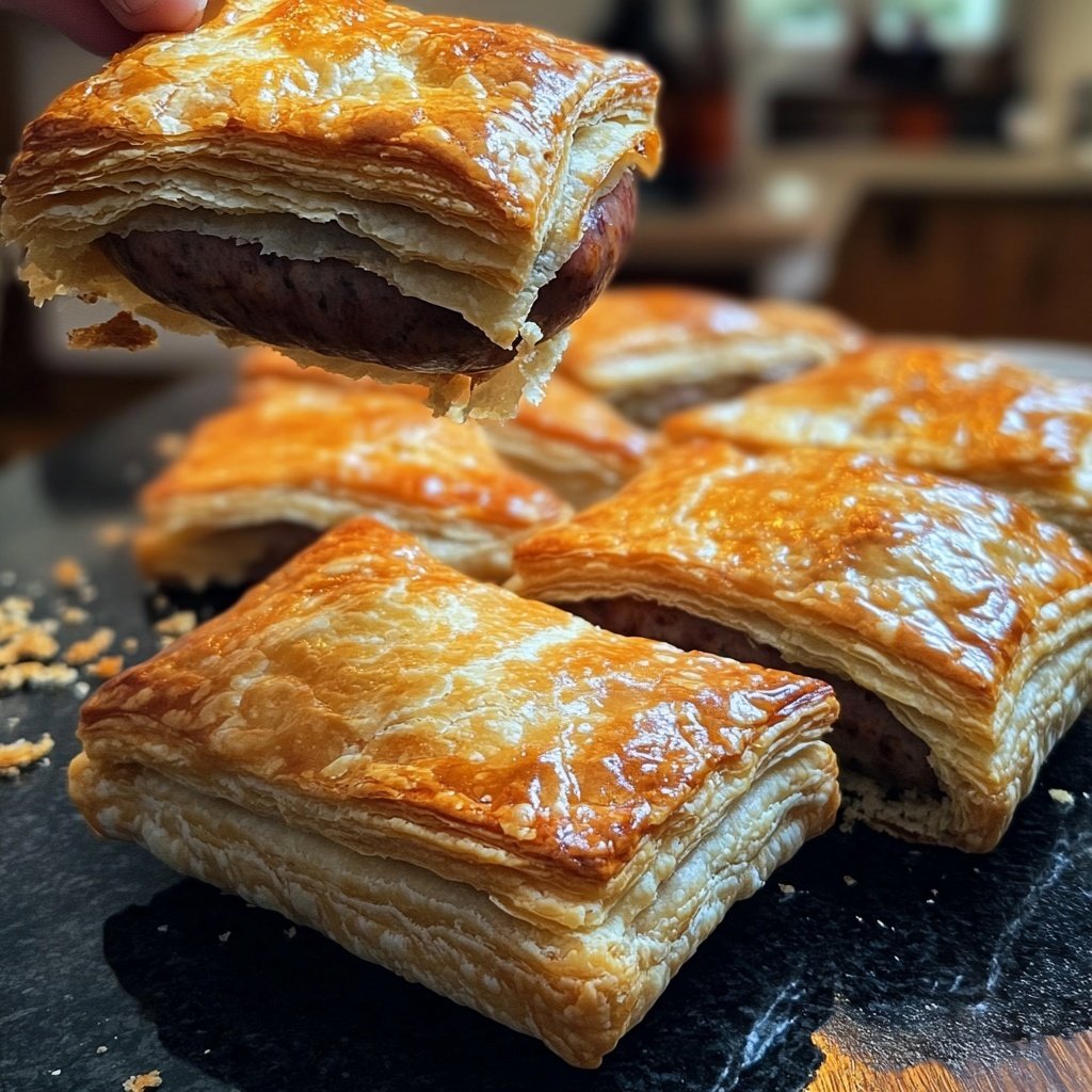 Weihnachtswürstchen im Schlafrock