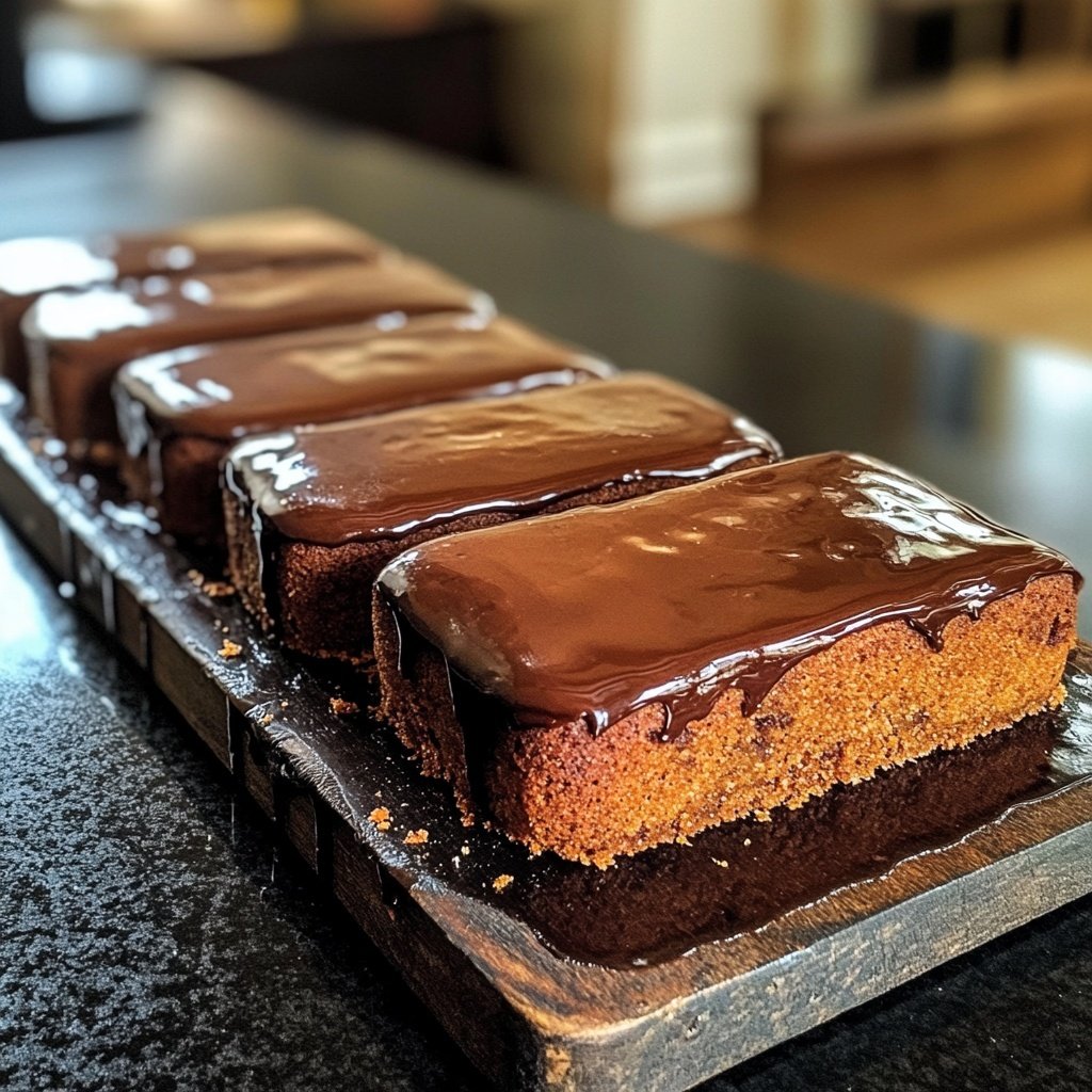 Schokoladenglasierte Lebkuchen