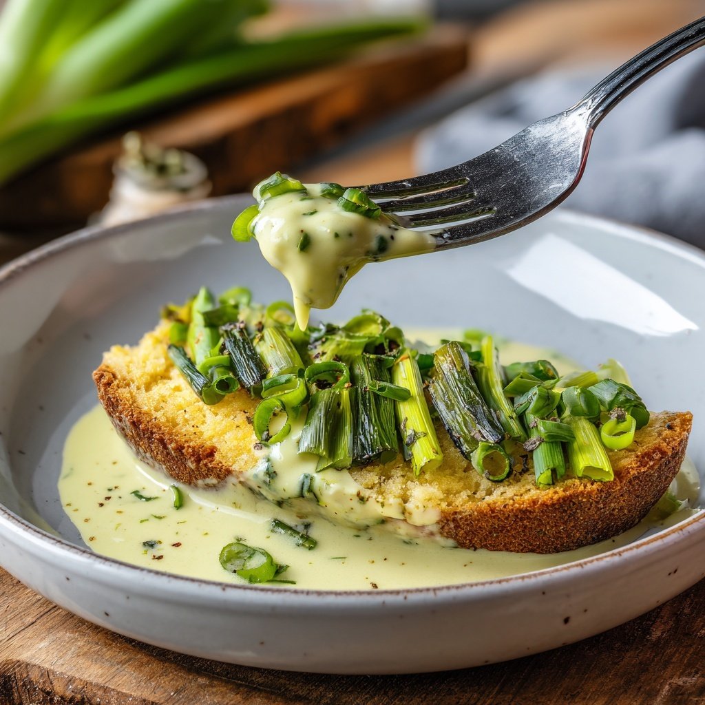 Seezunge mit Lauch Sauce