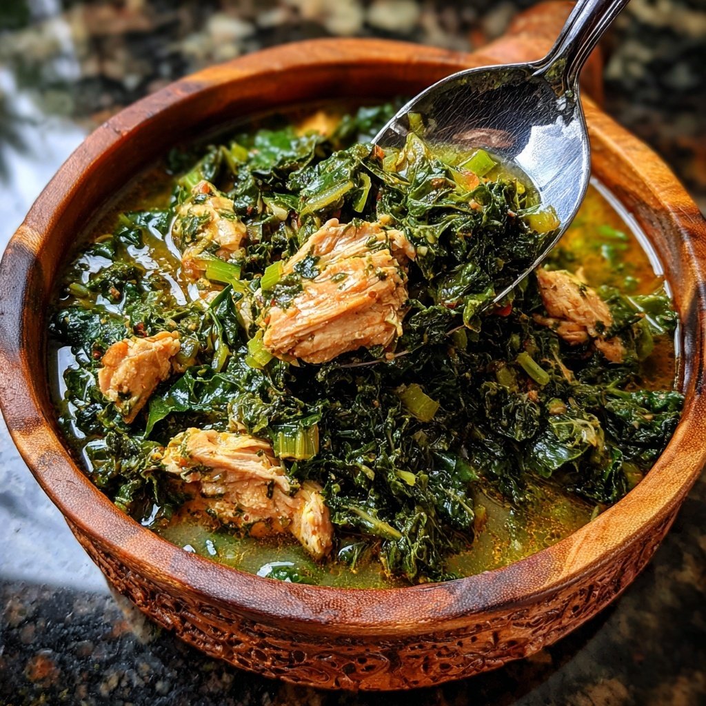 Hähnchen Grünkohl Eintopf deftig