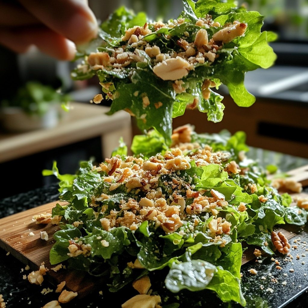 Feldsalat mit Nüssen