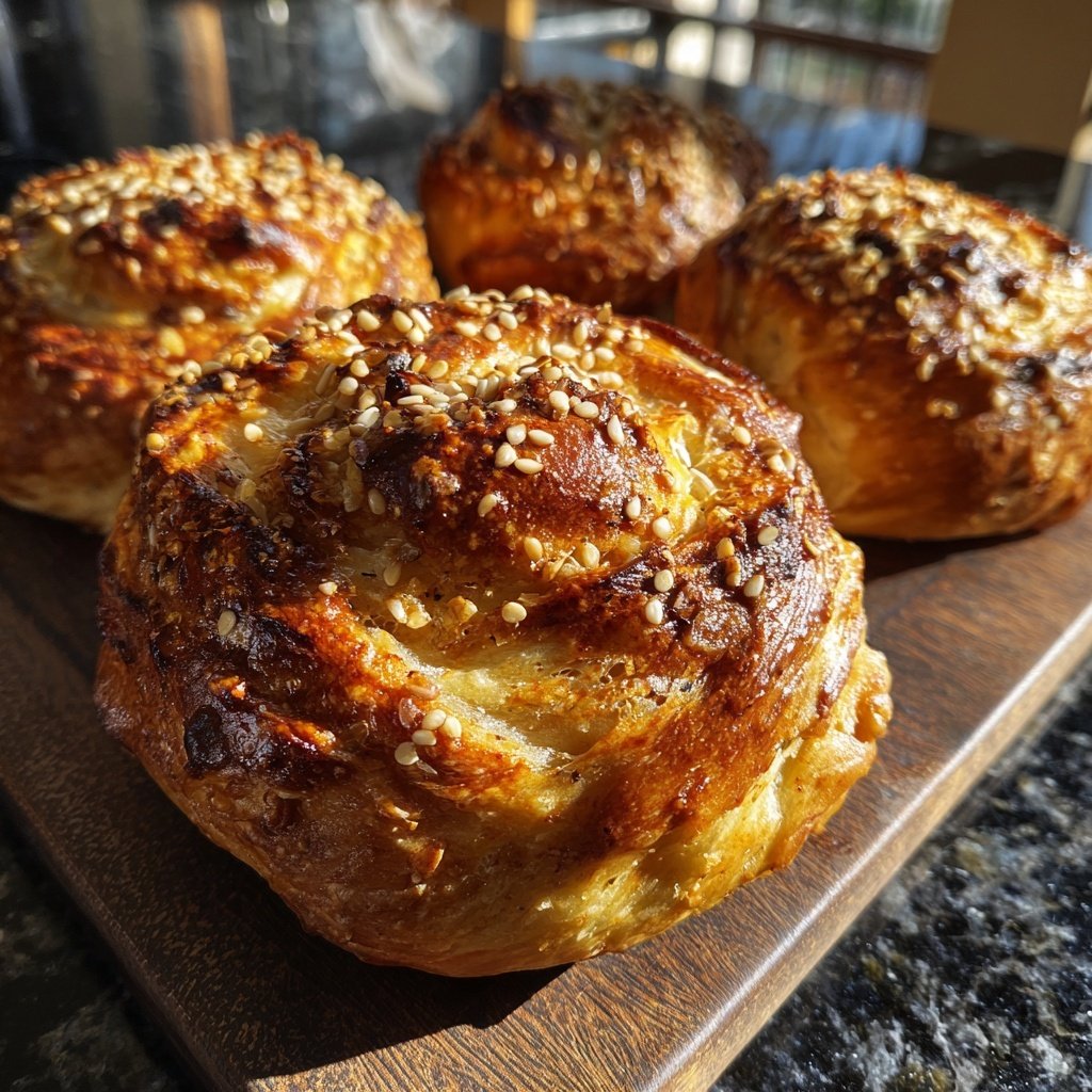 Laugenkonfekt mit verschiedenen Toppings