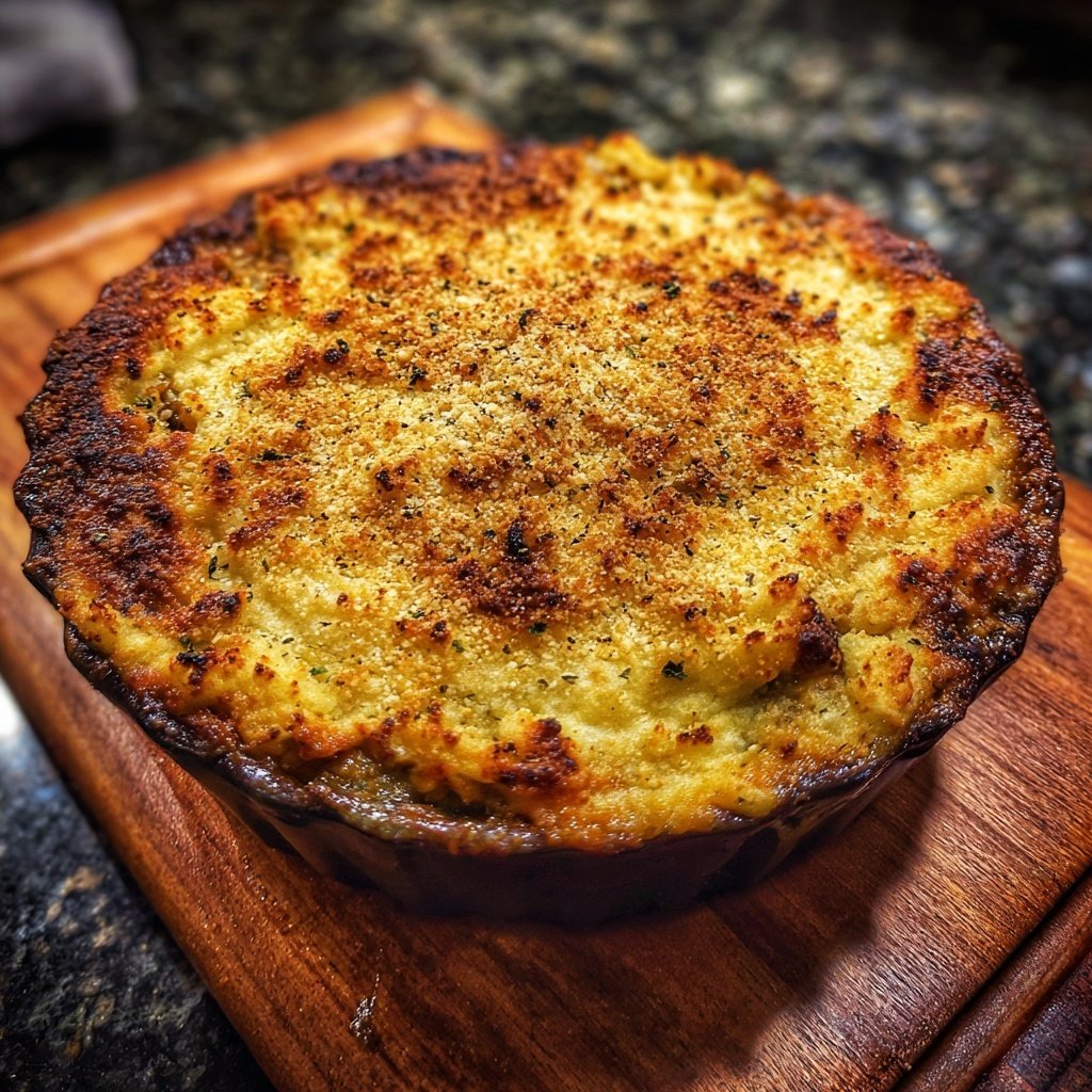 Vegetarischer Shepherd's Pie mit Kürbis