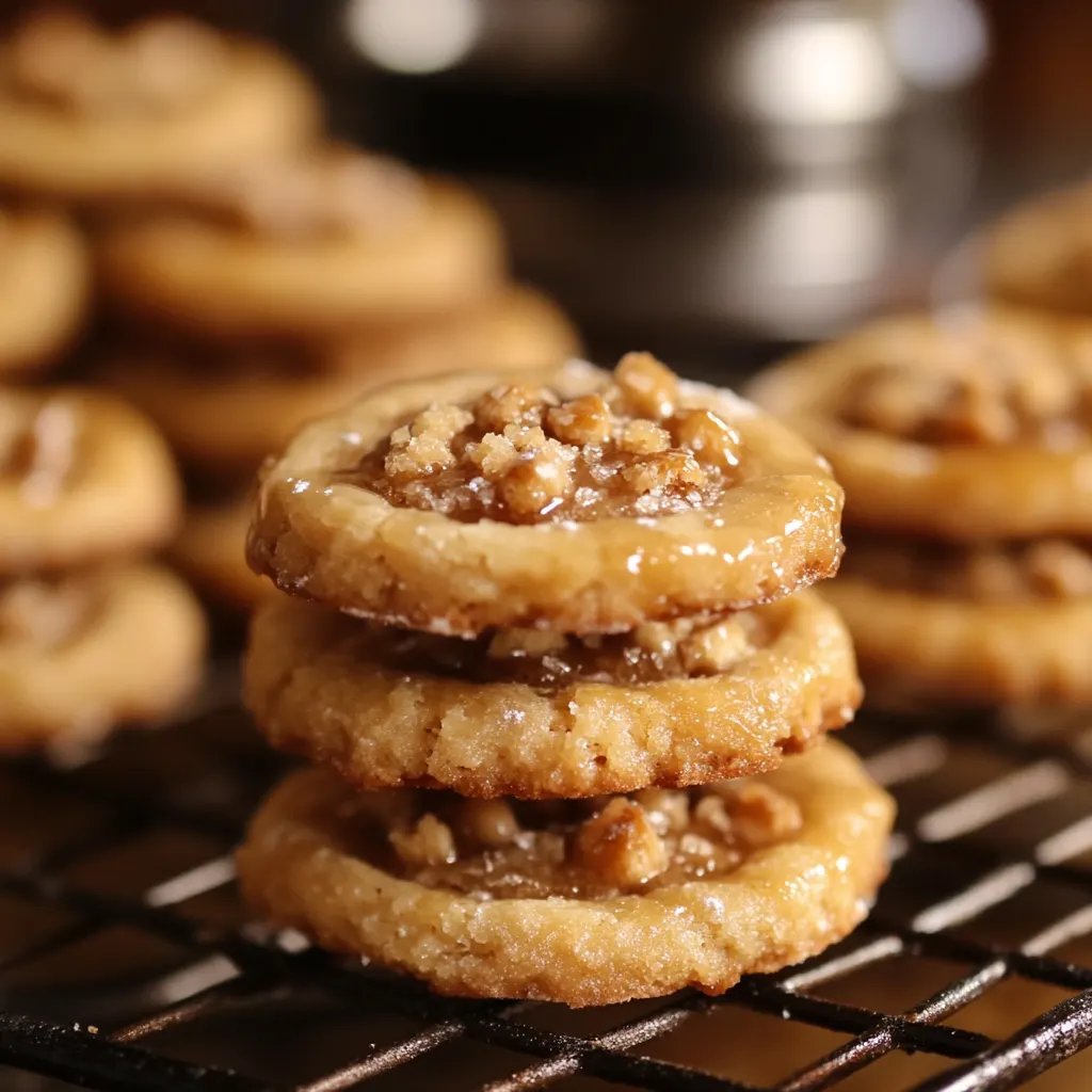 Walnuss Kekse | mit Honig und Karamell