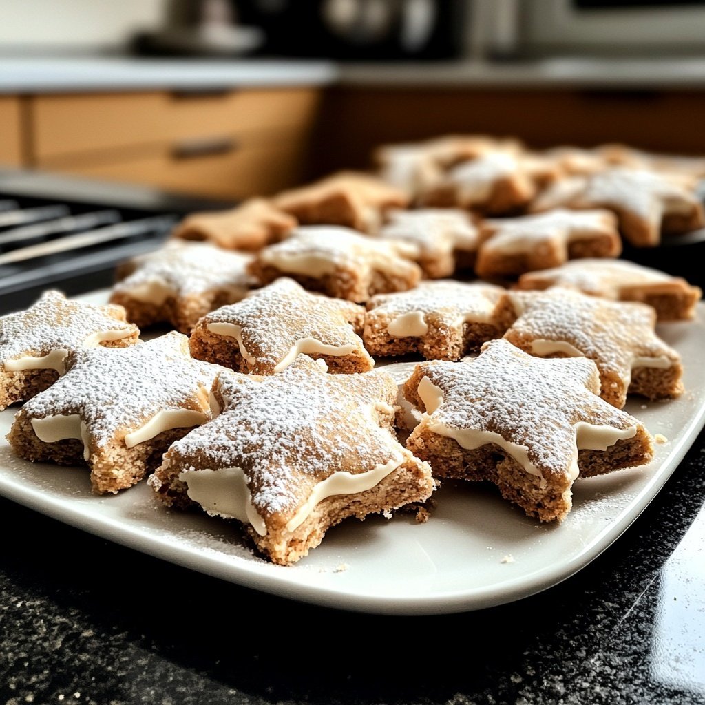 Pistazien Zimtsterne