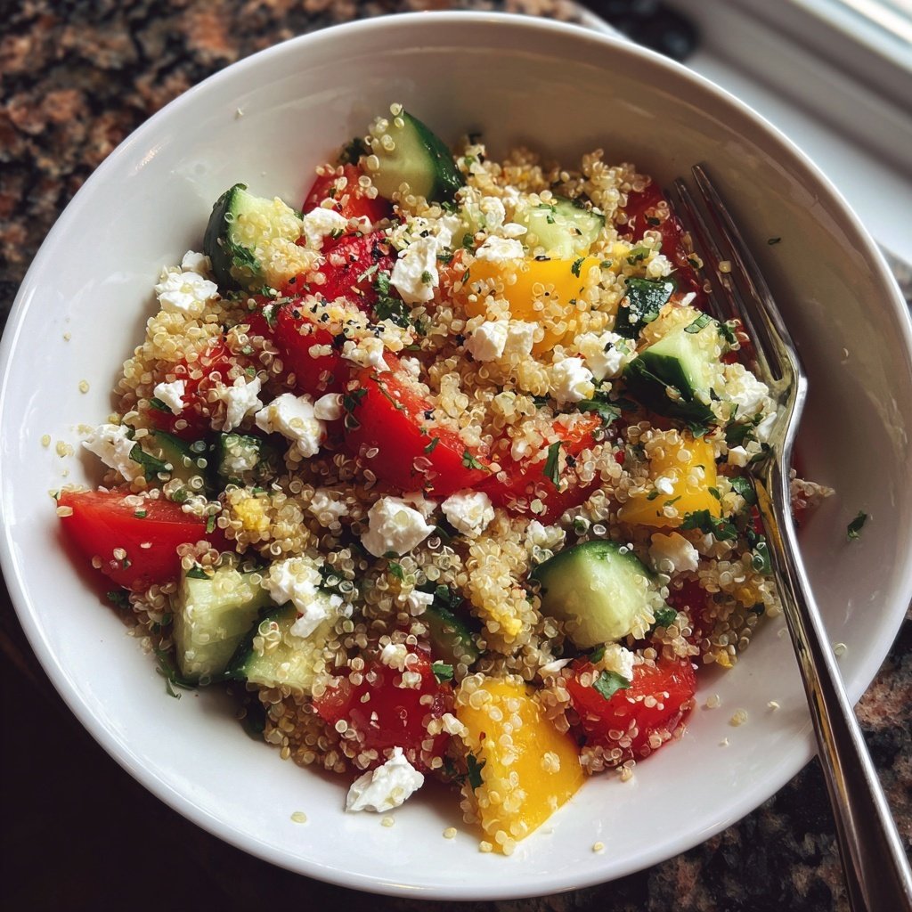 Mediterraner Quinoasalat