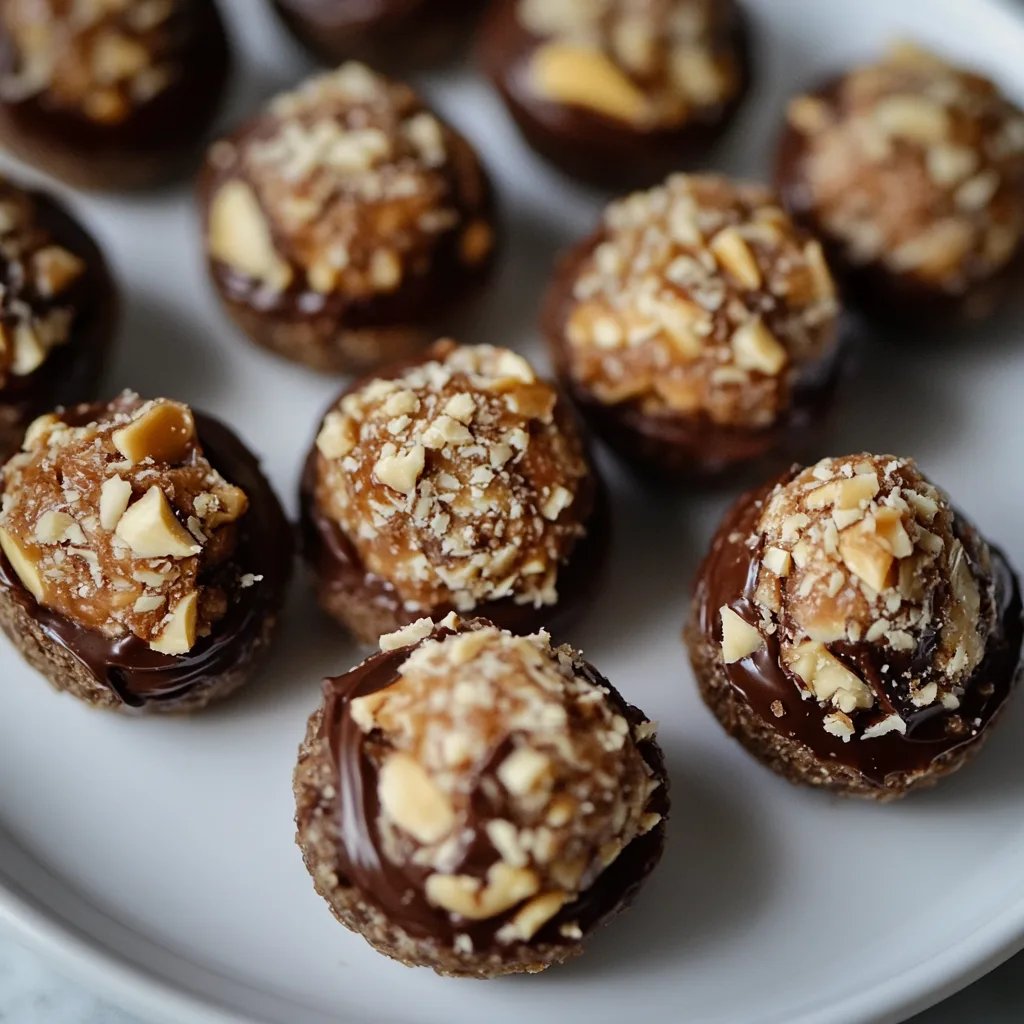 Knusprige Haselnussküsschen mit Nuss-Nougat-Füllung