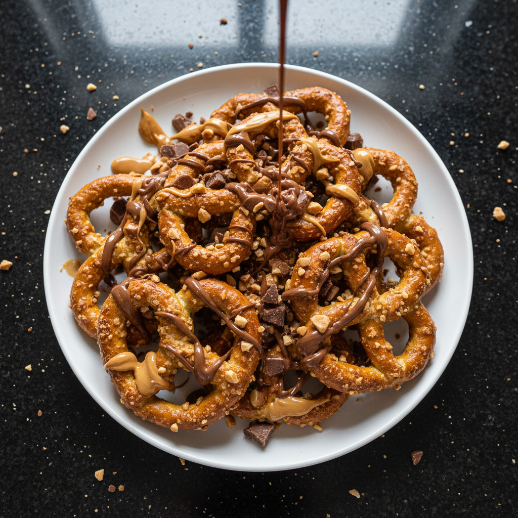 Nussige Pretzel Reese’s Leckerei