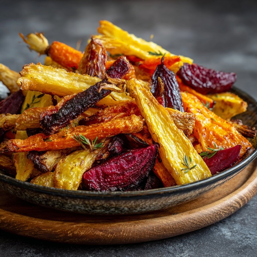 Ofengeröstete Wurzelgemüse-Mischung